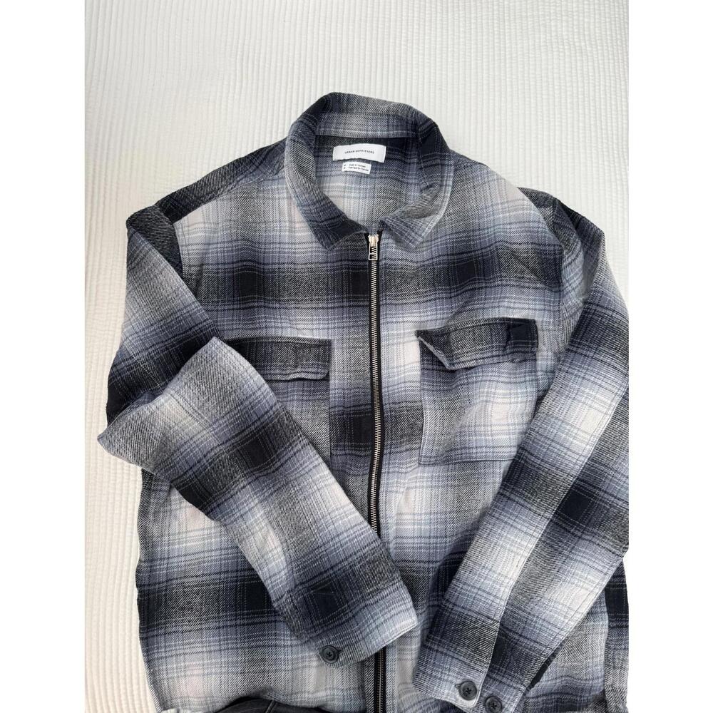 Urban Outfitters Men's Plaid Zip-Up Jacket